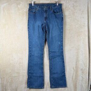 Polo Jeans Company Ralph Lauren Women's Kelly Blue Denim Bootcut Size‎ 8x32